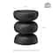 Glitzhome® 18" Multifunctional Faux Terrazzo Garden Stool